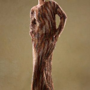 MUSERA Fall Clothes,Fall Clothes,Vintage Look Off The Shoulder Knit Maxi Dress