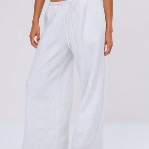 MUSERA Tie Waist Sweat Trouser
